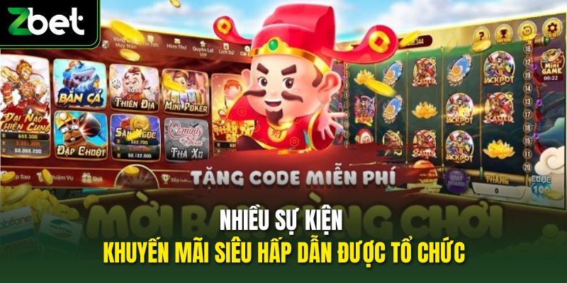 Nhiều sự kiện khuyến mãi siêu hấp dẫn được tổ chức