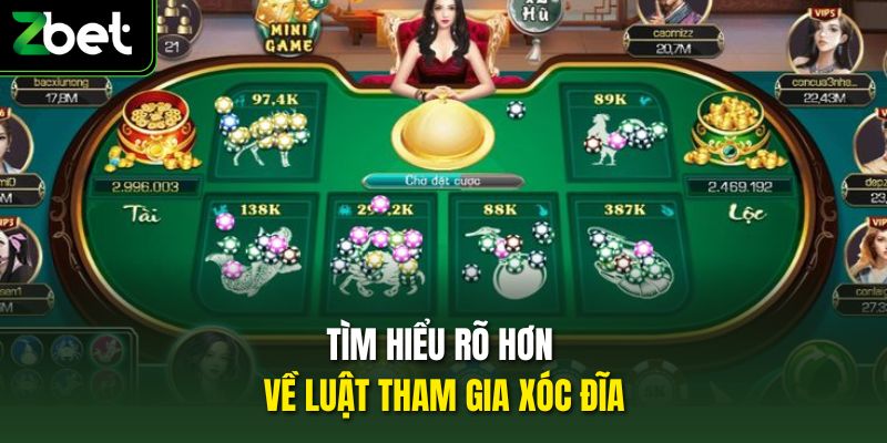 Tìm hiểu rõ hơn về luật tham gia xóc đĩa